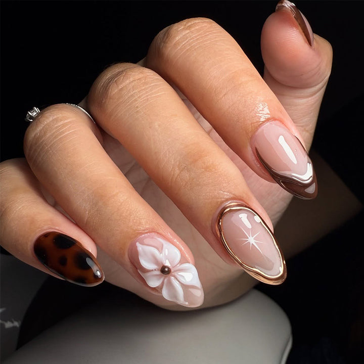 Creative Artistic Press-On Nail Art Kalsten