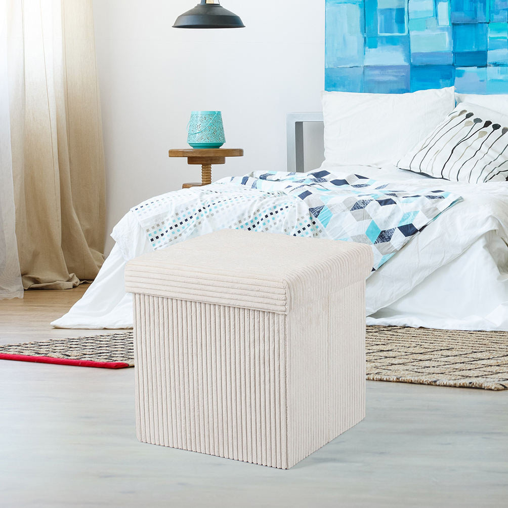 Plush Storage Ottoman Kalsten