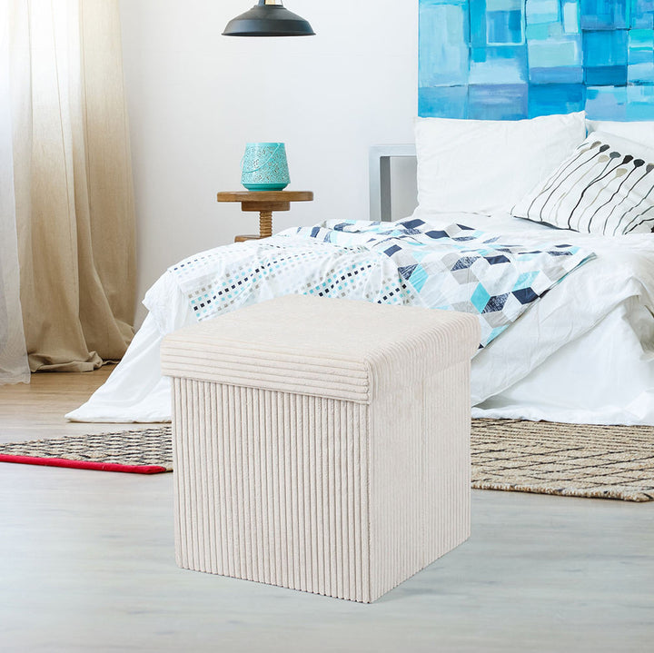 Plush Storage Ottoman Kalsten