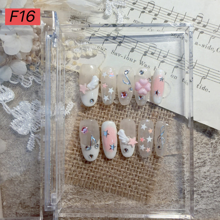 Decorative Press-On Nail Art Set 1790731572