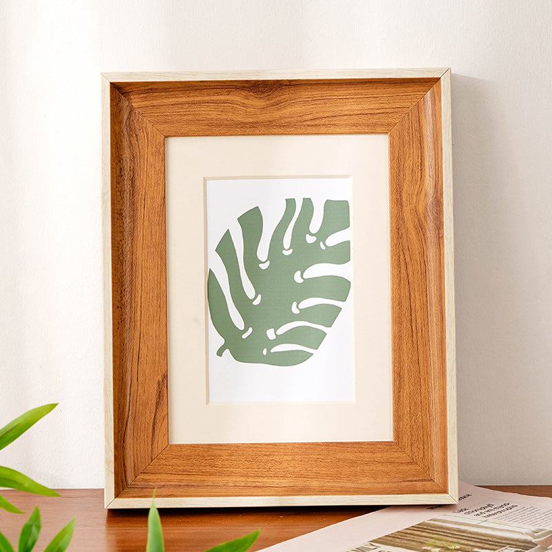 Artistic Framed Floral Print for Home Display