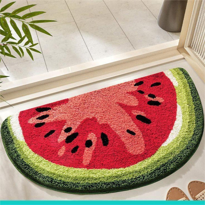 Lemon Slice Shape Bath Mat Kalsten