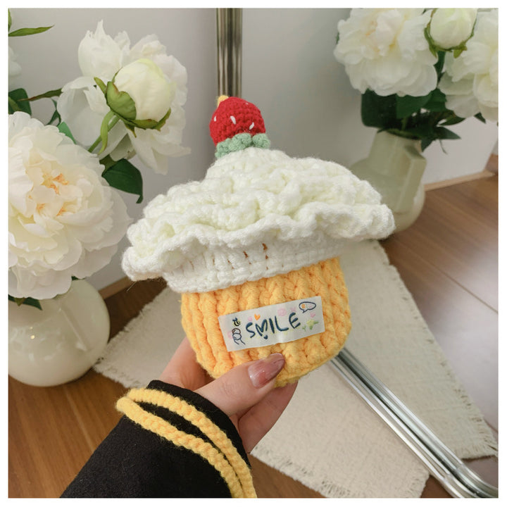 Cute Crochet Cupcake Plush Toy