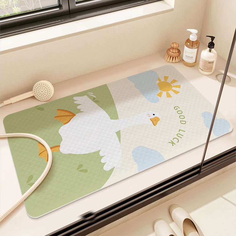 Cute Cartoon Duck Bath Mat