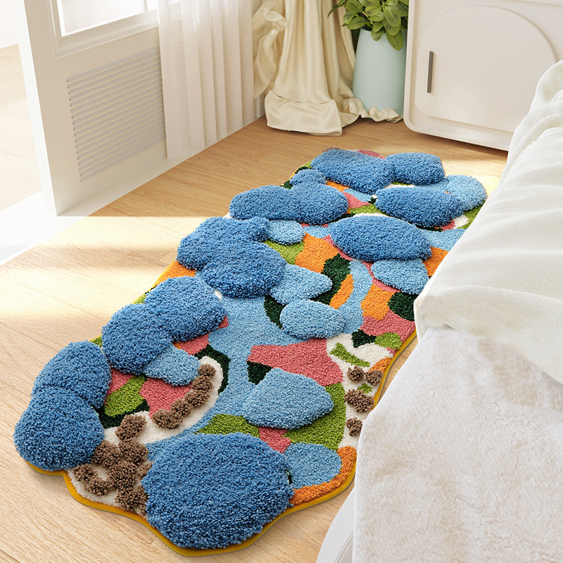 Plush Landscape Design Bath Rug