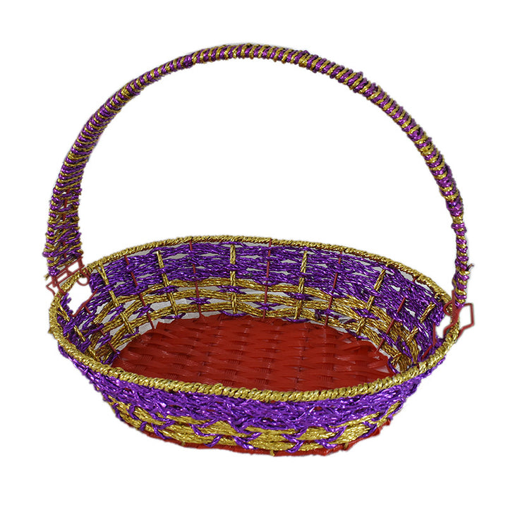 Colorful Decorative Woven Basket Kalsten