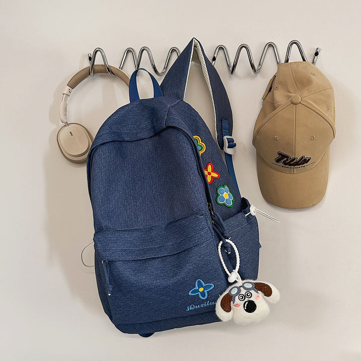 Casual Floral-Embroidered Backpack Kalsten