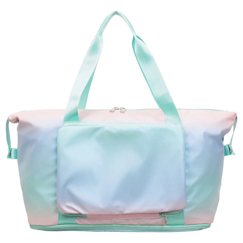 Color Block Travel Duffle Bag Kalsten