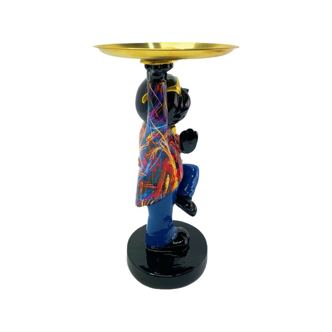 Decorative sculpture with tray Kalsten
