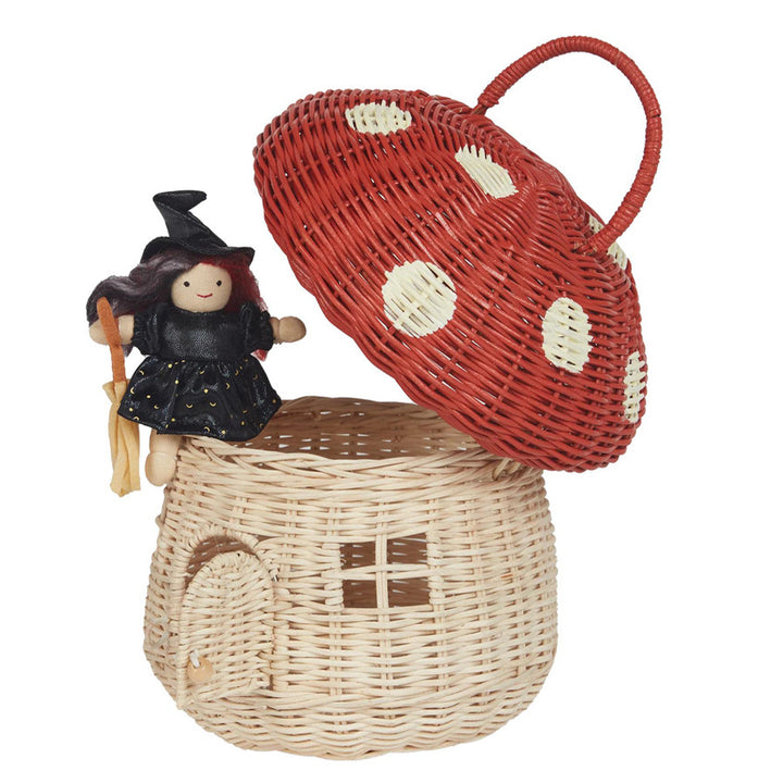 Playful storage basket in house design Kalsten