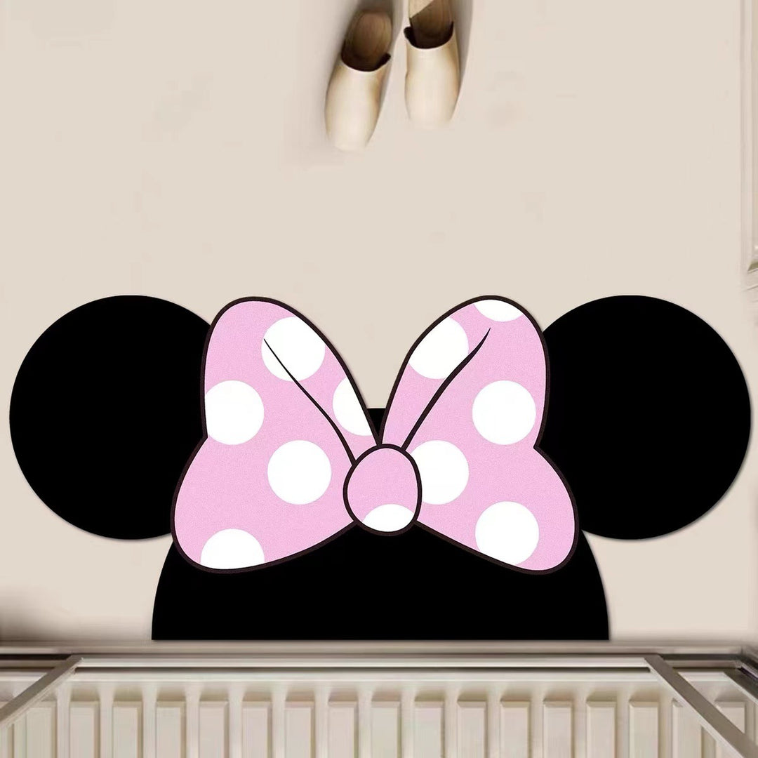 Cartoon Mouse-Themed Mat for Home Decor