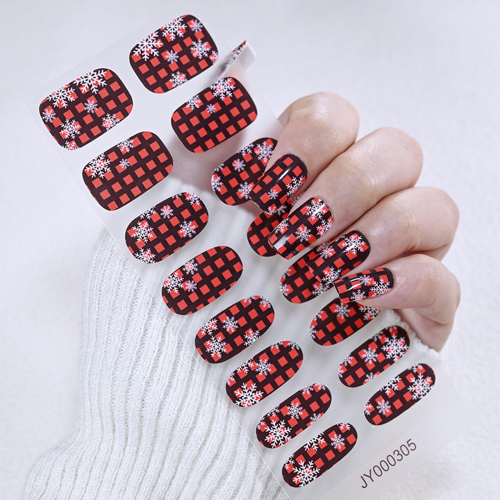 Holiday-Themed Nail Art Stickers