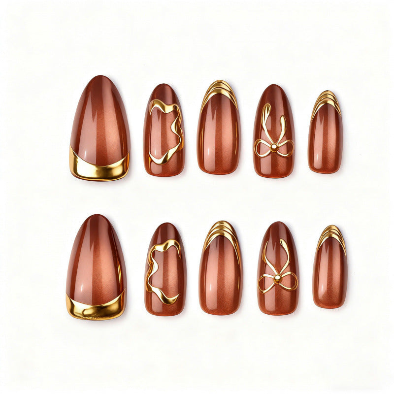 Decorative Press-On Nail Art Set Kalsten