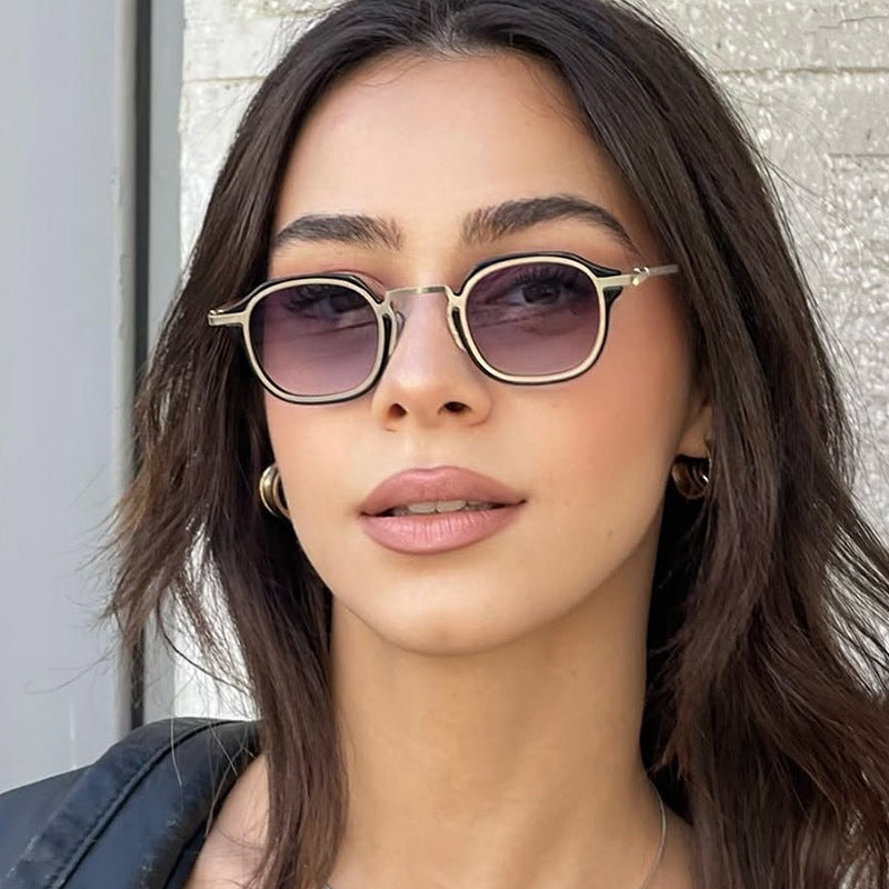 Women's square sunglasses with unique design and UV protection Kalsten
