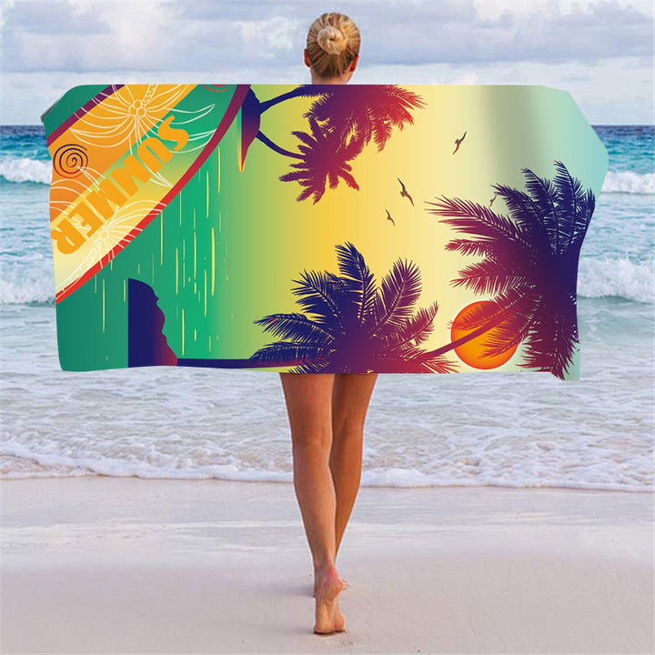 Beach towel with unique graphic pattern Kalsten