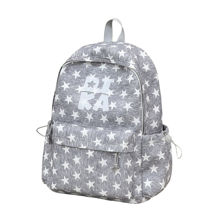 Stylish Star-Print School Backpack Kalsten