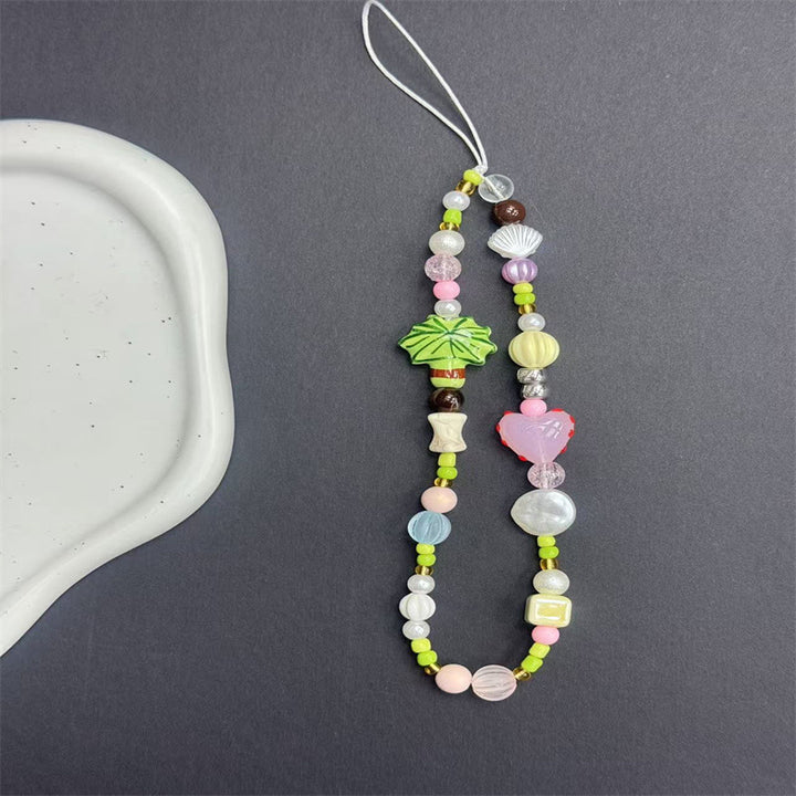 Whimsical Beaded Charm Necklace Kalsten 1790136000