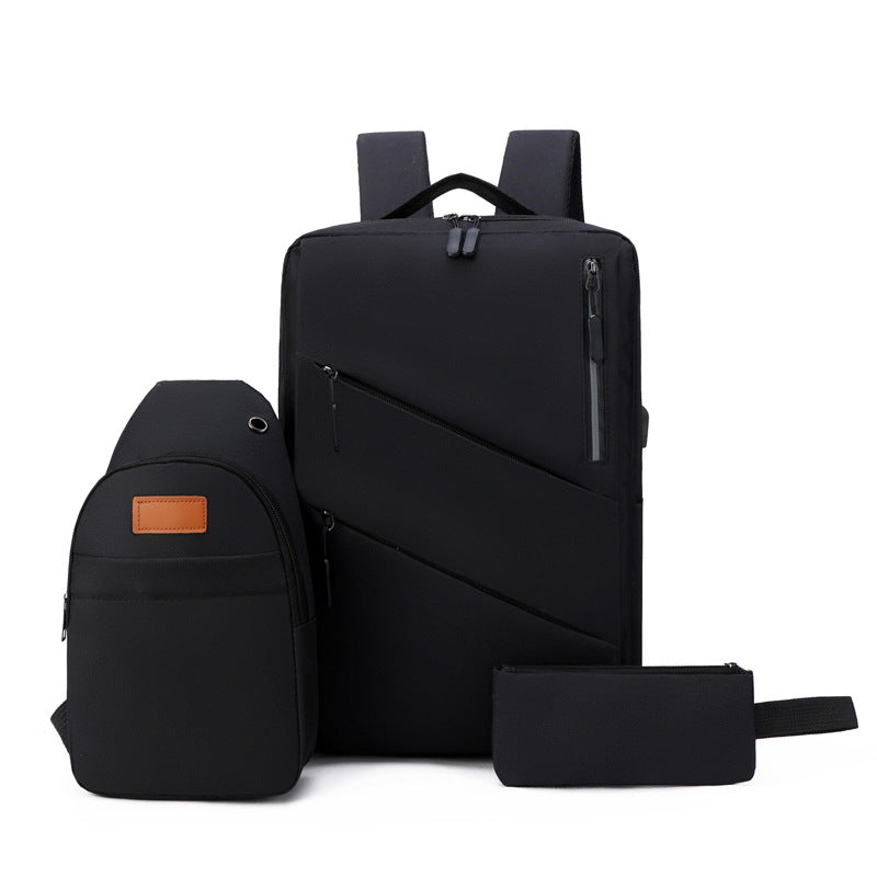 Multi-Compartment Sleek Backpack Set Kalsten