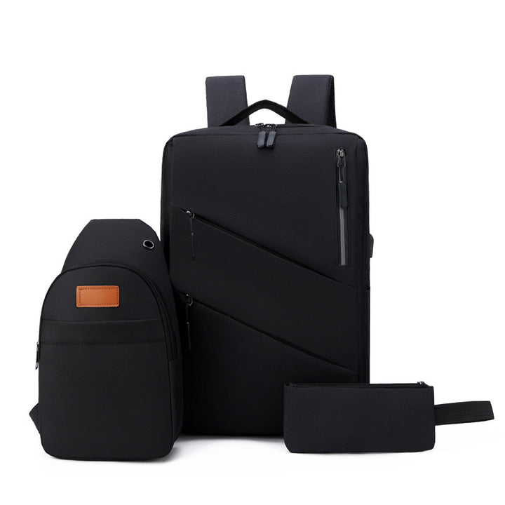 Multi-Compartment Sleek Backpack Set Kalsten
