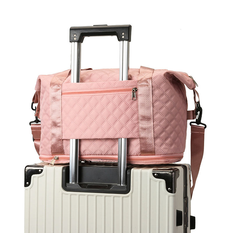 Quilted Travel Weekender Duffle