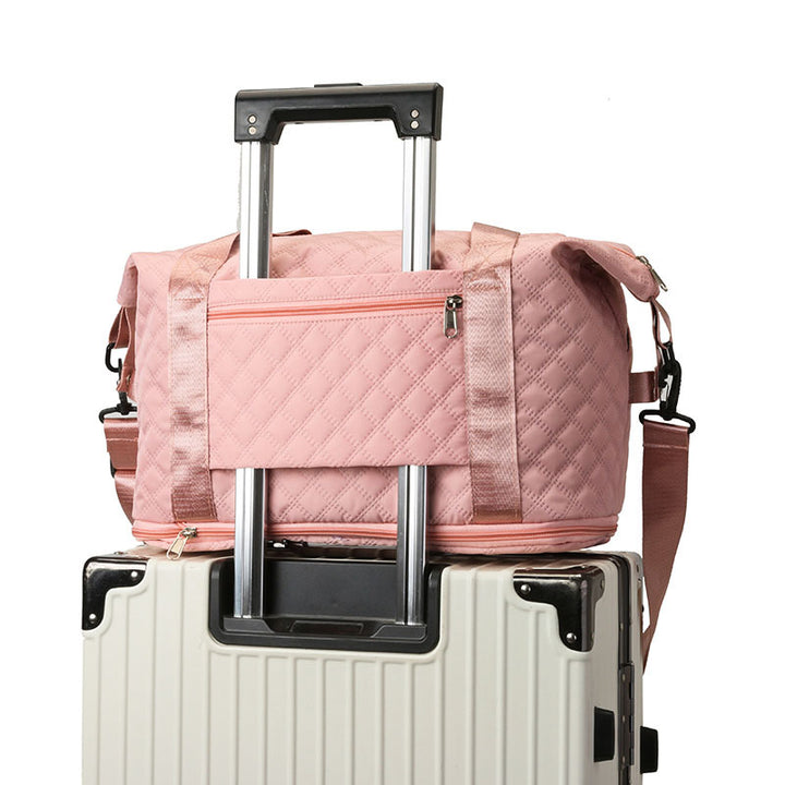 Quilted Travel Weekender Duffle
