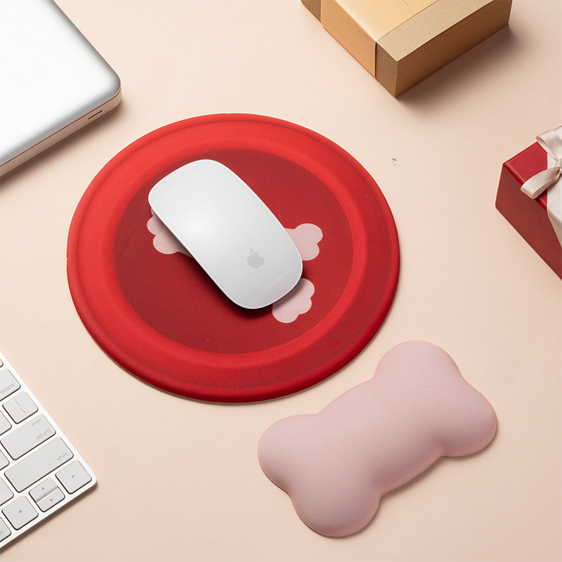 Creative Bone-Themed Mouse Pad with Soft Wrist Rest