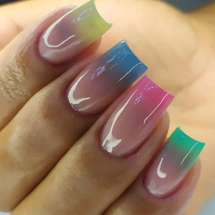 Ombre Gradient Press-On Nails Kalsten
