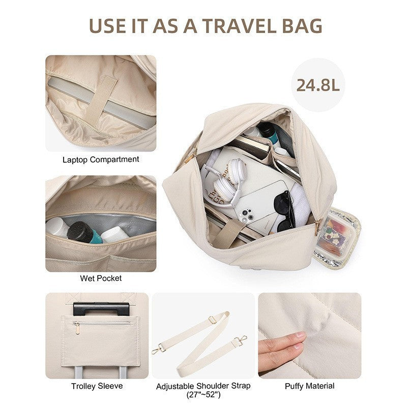 Quilted Multi-Functional Insulated Lunch Tote Kalsten