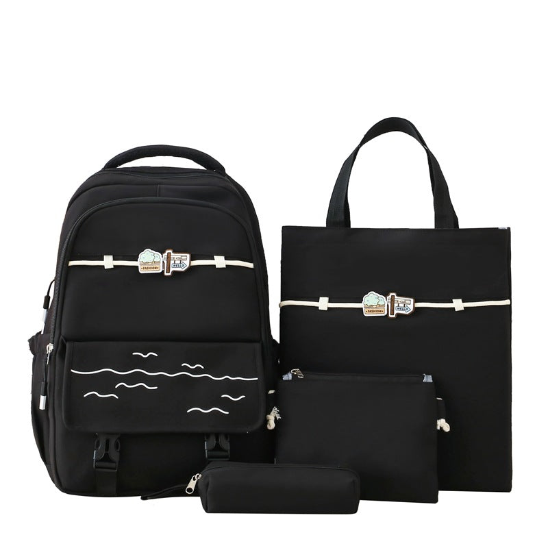 Multi-Compartment Travel Backpack Set