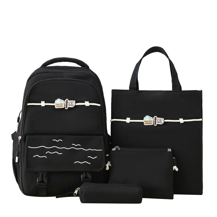 Multi-Compartment Travel Backpack Set