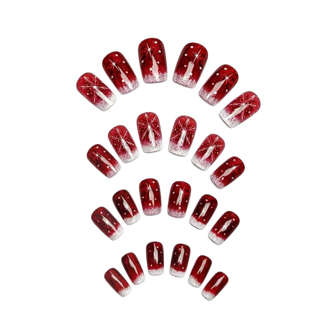 Festive Glittering Ombre Nail Art Kalsten