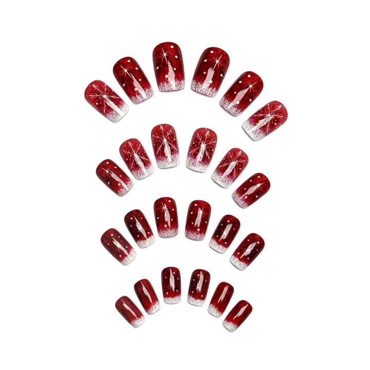 Festive Glittering Ombre Nail Art Kalsten
