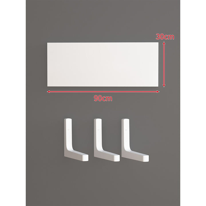 Long Narrow Floating Wall Shelf Kit with Concealed Heavy-Duty Brackets