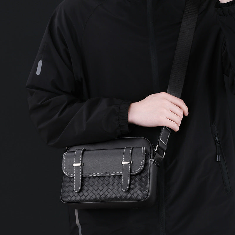 Premium Leather Crossbody Satchel