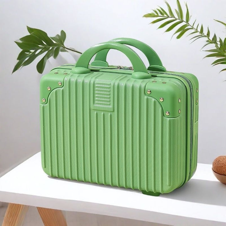 Hard-shell carry-on suitcase with secure lock and innovative design Kalsten