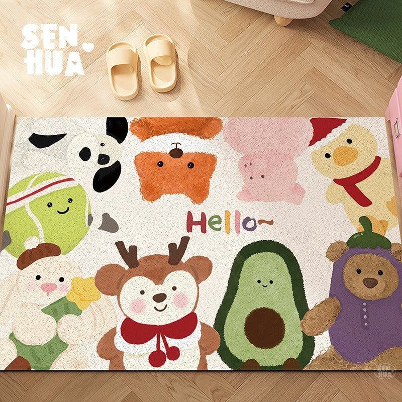 Cozy Cartoon Welcome Mat Kalsten