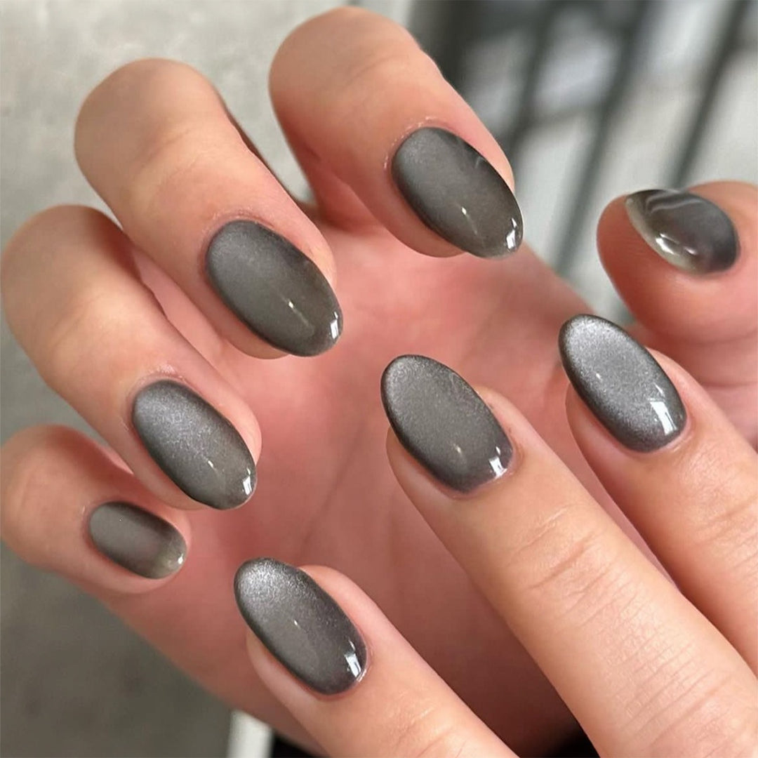 Elegant Glittering Artificial Nails Kalsten