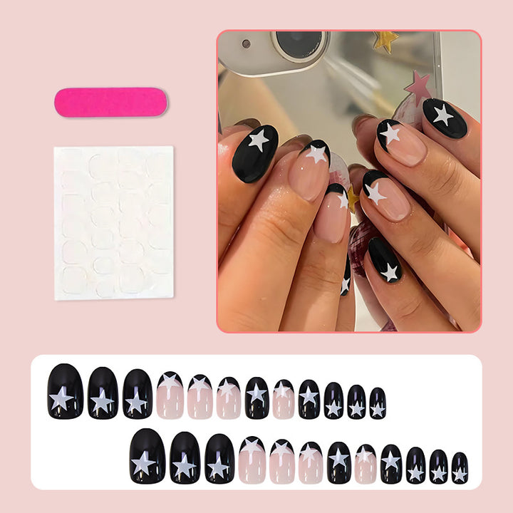 Artificial nail set with creative star design Kalsten