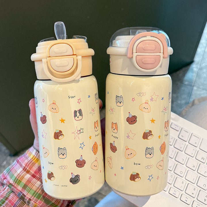 Ladies Funny Drinking Bottle with Animal Motif and Safe Closure System Kalsten