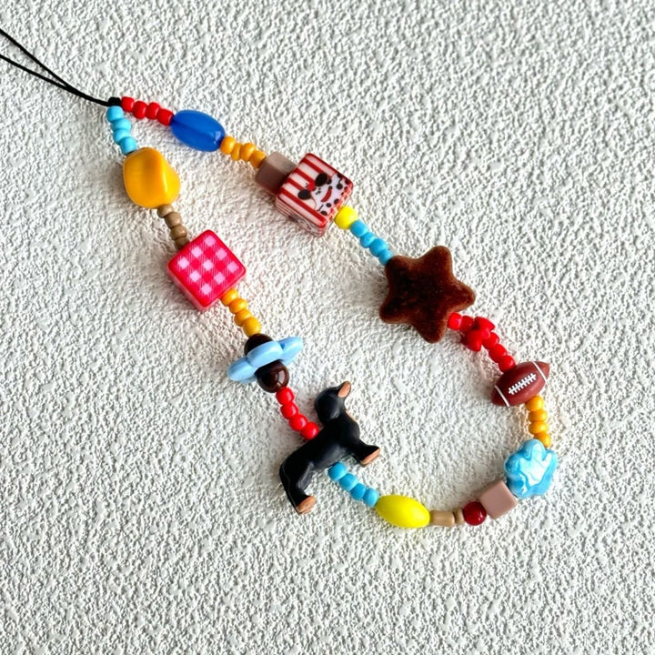 Playful Themed Beaded Necklace Kalsten