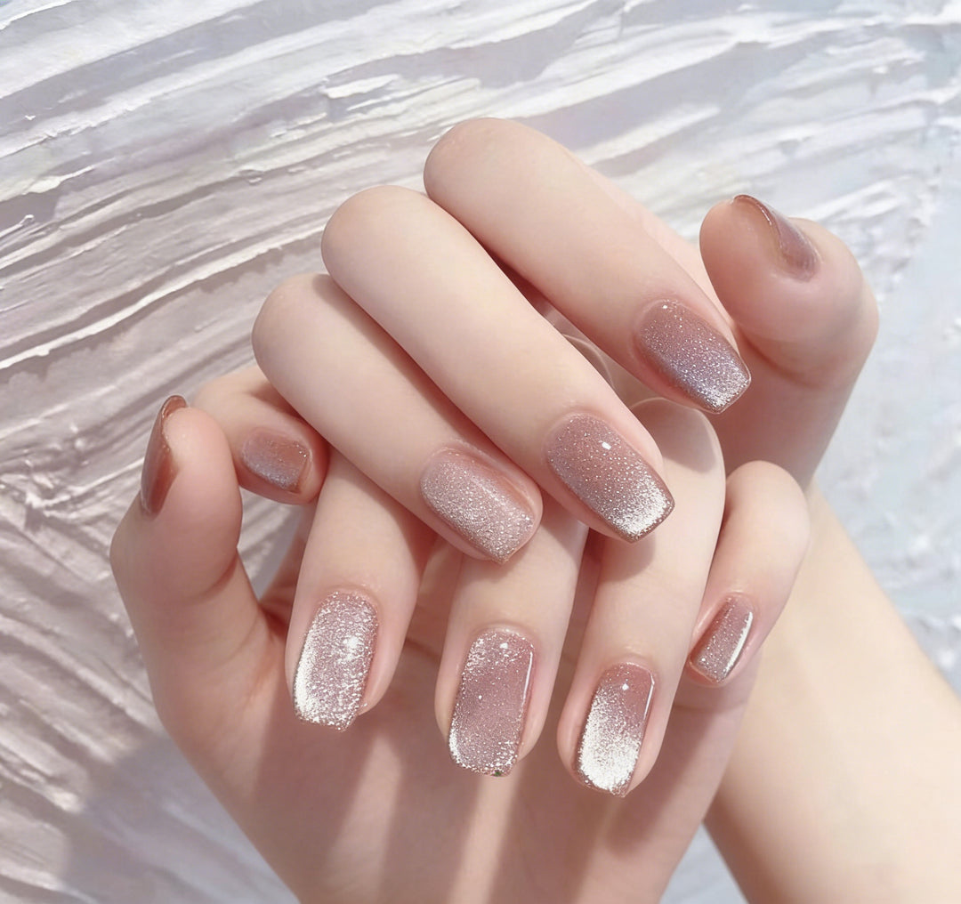 Stylish Ombre Glitter Nail Art Enhancements Kalsten