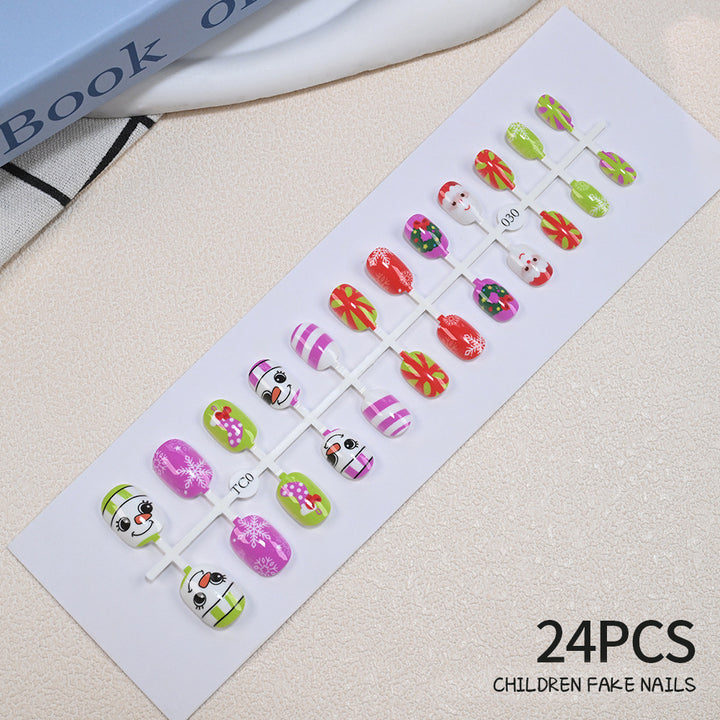 Children's Fun-Themed Press-On Nail Set Kalsten