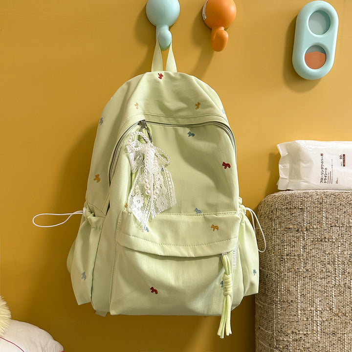 Stylish Floral-Embellished Backpack Kalsten