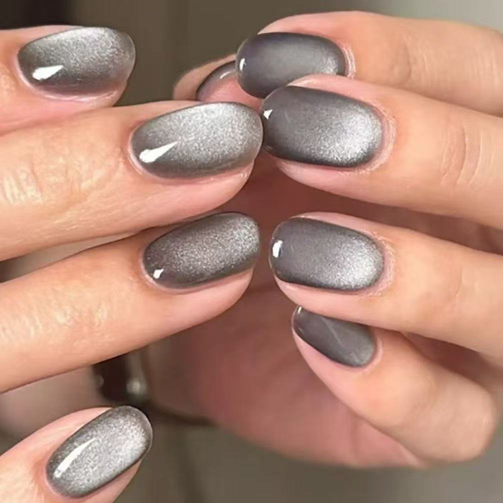 Metallic Ombre Nail Art Extensions Kalsten