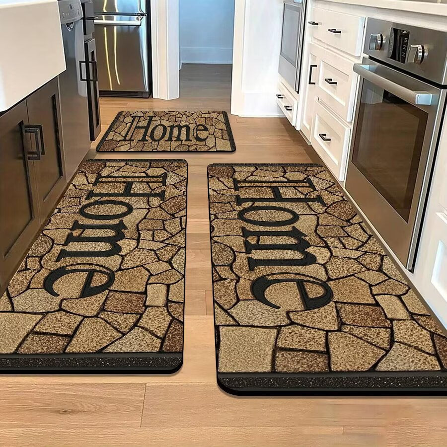 Stone-Inspired Decorative Area Mat Kalsten