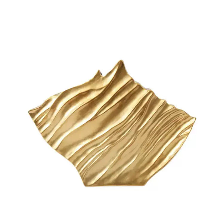 Wavy Shell-Shaped Decorative Centerpiece
