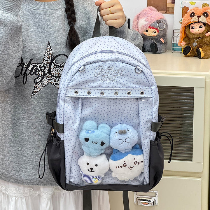 Stylish Polka Dot Character Bag Kalsten