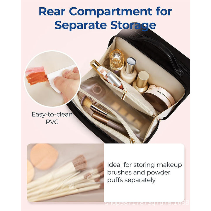 Cosmetic organizer with multiple compartments and removable interior compartment Kalsten