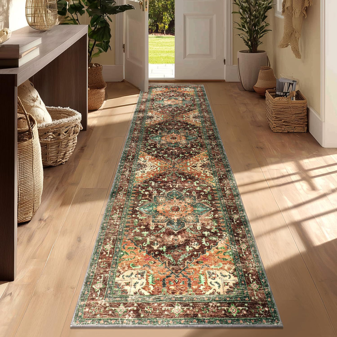 Vintage-Inspired Runner Rug