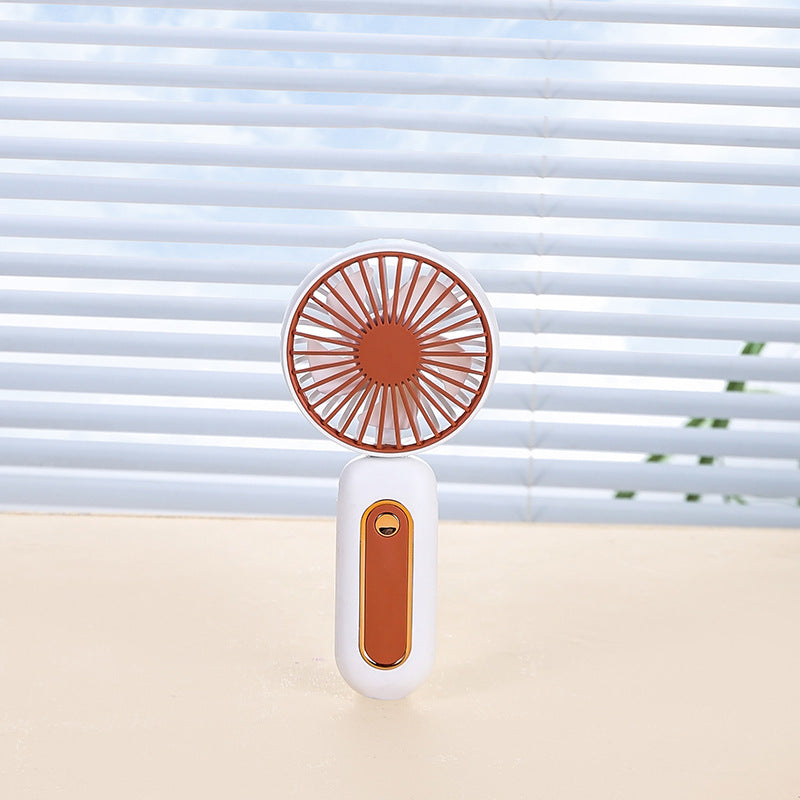Women's Portable Mini Fan with Ergonomic Handle and Rechargeable Battery Kalsten